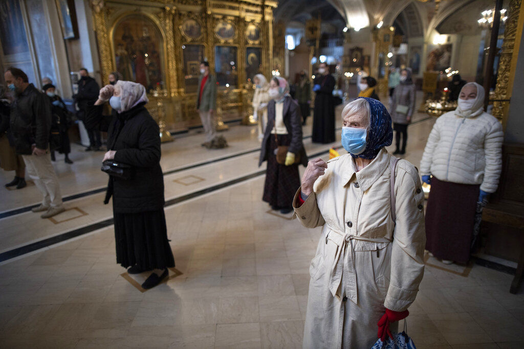 APTOPIX Virus Outbreak Russia